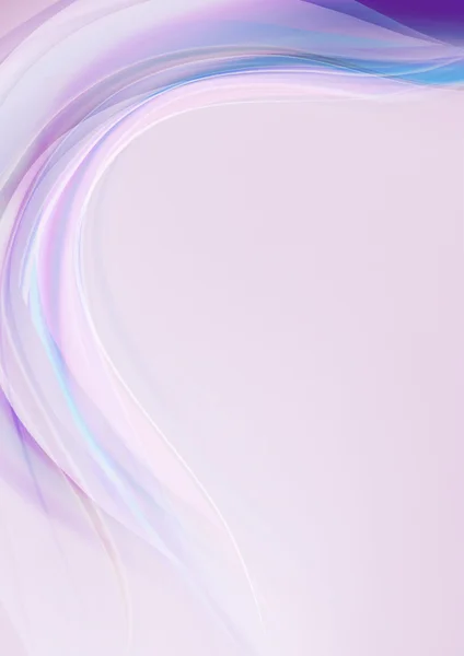 Transparent wave with  purple and  blue shades on a light purple background — Fotografie, imagine de stoc